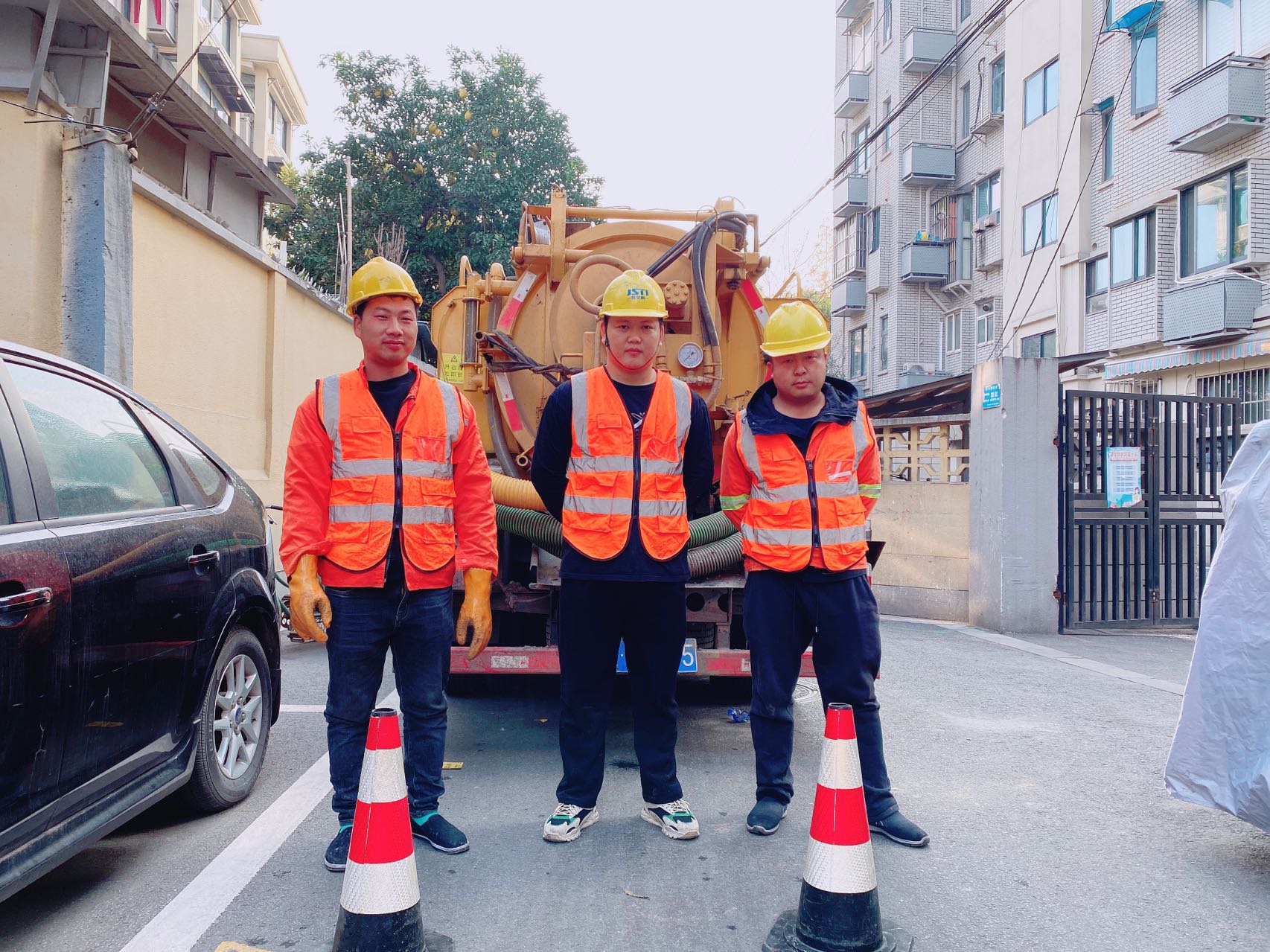 水西门南京某小区管道清淤检测施工